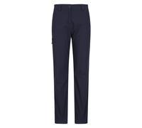 Mountain Warehouse 'Winter Hiker' Womens Stretch Trousers Warm Lightweight Quick Dry Outdoor Pants Navy - Size 14 UK