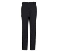 Mountain Warehouse Winter Hiker Stretch Womens Trousers - Stretchy & Quick Dry Ladies Bottoms with Lots of Pockets - Autumn Winter, Walking, Hiking, Outdoors & Trekking Black Women's Size 10