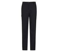 Mountain Warehouse Winter Hiker Stretch Womens Trousers - Stretchy & Quick Dry Ladies Bottoms with Lots of Pockets - Autumn Winter, Walking, Hiking, Outdoors & Trekking Black Women's Size 10