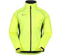Mountain Warehouse Womens Adrenaline Iso-Viz Waterproof Jacket - Yellow - 10 UK - Yellow - 80% Polyester/20% Mesh