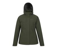 Mountain Warehouse Womens Alaskan 3 in 1 Padded Jacket - Khaki Green - 12 UK - Khaki Green - 100% Polyamide
