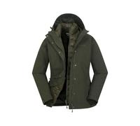Mountain Warehouse Womens Alaskan 3 in 1 Padded Jacket - Khaki Green - 12 UK - Khaki Green