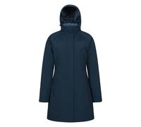 Mountain Warehouse Womens Alaskan Long 3 In 1 Jacket - Dark Blue - 8 UK - Dark Blue - 100% Polyester