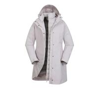 Mountain Warehouse Womens Alaskan Long 3 In 1 Jacket - Light Beige - Light Beige - 20 UK - 100% Polyester