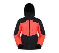 Mountain Warehouse Womens Altitude Extreme RECCO Ski Jacket - Navy Blue/Red Orange - 12 UK - Navy Blue/Red Orange - 91% Polyester/9% Elastane