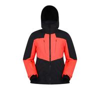 Mountain Warehouse Womens Altitude Extreme RECCO Ski Jacket - Navy Blue/Red Orange - Navy Blue/Red Orange - 18 UK