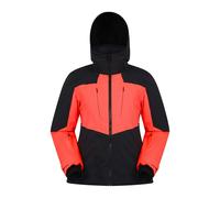 Mountain Warehouse Womens Altitude Extreme RECCO Ski Jacket - Navy Blue/Red Orange - Navy Blue/Red Orange - 6 UK