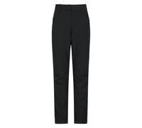 Mountain Warehouse Womens Arctic II Stretch Fleece Lined Regular Trousers - Black - 10 UK - Black - 60% Cotton/40% Polyester