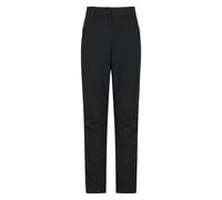 Mountain Warehouse Womens Arctic II Stretch Fleece Lined Regular Trousers - Black - 16 UK - Black - 60% Cotton/40% Polyester