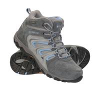 Mountain Warehouse Womens Aspect Extreme Waterproof IsoGrip Walking Boots - Grey - 7 UK - Grey - 40% Leather/10% Synthetic/10% Phylon/10% Textile/10% EVA Foam/10% Mesh/10% Suede