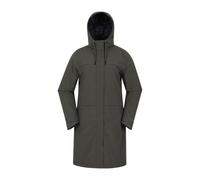 Mountain Warehouse Womens Avery Waterproof Long Length Jacket - Khaki - 6 UK - Khaki - 100% Polyester