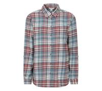 Mountain Warehouse Womens Balsam Brushed Flannel Longline Shirt - Pale Blue - 16 UK - Pale Blue - 100% Cotton
