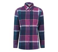 Mountain Warehouse Womens Balsam Brushed Long Line Flannel Shirt Ladies Blouse