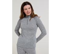 Mountain Warehouse Women's Base Layer Top Ladies Thermal Long Sleeve Merino Tee