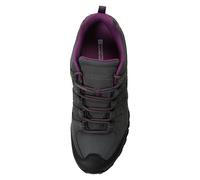 Mountain Warehouse Womens Belfour Suede Outdoor Walking Shoes - Grey - 9 UK - Grey - 60% Leather/20% Textile/20% Synthetic