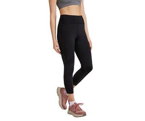 Mountain Warehouse Women's Blackout High Waist 7/8 Leggings - Black - 12 UK - Black - 75% Polyamide/25% Elastane
