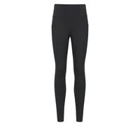 Mountain Warehouse Womens Blackout High Waist Leggings - Black - 16 UK - Black - 75% Polyamide/25% Elastane