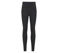 Mountain Warehouse Womens Blackout High Waist Leggings - Black - 18 UK - Black - 75% Polyamide/25% Elastane