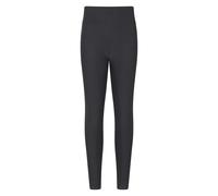 Mountain Warehouse Womens Borg Lined Leggings Comfy Thermal Base Layer Bottoms Charcoal - Size Medium