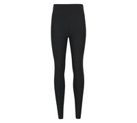 Mountain Warehouse Womens Borg Lined Thermal Leggings - Black - M - Black - 93% Polyester/7% Elastane