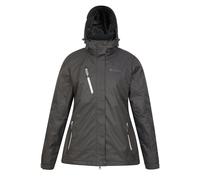 Mountain Warehouse Womens Bracken Melange 3 in 1 Jacket - Black - 4 UK - Black