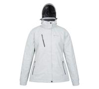 Mountain Warehouse Womens Bracken Melange 3 in 1 Jacket - White - 10 UK - White