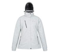 Mountain Warehouse Womens Bracken Melange 3 in 1 Jacket - White - 12 UK - White