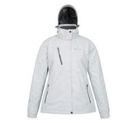 Mountain Warehouse Womens Bracken Melange 3 in 1 Jacket - White - 16 UK - White - 100% Polyester