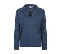 Mountain Warehouse Womens Brae Relaxed Fit Polo Shirt - Navy - 8 UK - Navy - 60% Cotton/40% Viscose
