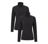 Mountain Warehouse Womens Camber Fleece Lightweight Ladies Casual 2 Pack Jumper