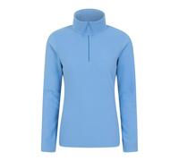 Mountain Warehouse Women's Camber II Fleece Top - Bright Blue - XXS - Bright Blue - 100% Polyester