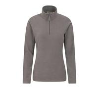 Mountain Warehouse Women's Camber II Fleece Top - Dark Grey - XXS - Dark Grey - 100% Polyester