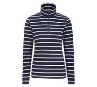 Mountain Warehouse Womens Camber Striped Half Zip Fleece Top - Navy - Navy - S