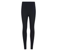 Mountain Warehouse Womens Carmel Ribbed Seamless Thermal Bottoms - Black - Black - S - 92% Polyamide/8% Elastane