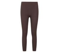 Mountain Warehouse Womens Carmel Ribbed Seamless Thermal Bottoms - Brown - Brown - M - 92% Polyamide/8% Elastane