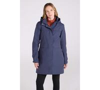 Mountain Warehouse Womens Cloudburst Textured Waterproof Jacket - Navy - 16 UK - Navy