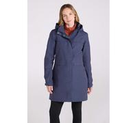 Mountain Warehouse Womens Cloudburst Textured Waterproof Jacket - Navy - 8 UK - Navy