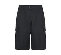 Mountain Warehouse Womens Coast Stretch Cargo Shorts - Black - Black - 20 UK - 97% Cotton/3% Elastane