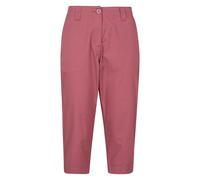 Mountain Warehouse Coastal Womens Stretch Capris - Breathable, Lightweight Bottoms with Fast Drying Fabric & Lots of Pockets - Best for Spring Summer & Outdoors Pink Women's Size 18