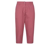 Mountain Warehouse Coastal Womens Stretch Capris - Breathable, Lightweight Bottoms with Fast Drying Fabric & Lots of Pockets - Best for Spring Summer & Outdoors Pink Women's Size 22