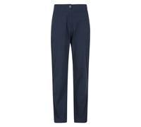Mountain Warehouse Womens Coastal Stretch Long Length Trousers - Navy - 8 UK - Navy