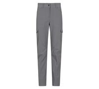 Mountain Warehouse Womens Conniston Cargo Trousers - Grey - 12 UK R - Grey - 95% Polyamide/5% Elastane