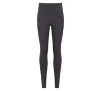 Mountain Warehouse Womens Contin Trekking Thermal Leggings - Grey - 6 UK - Grey - 88% Polyester/12% Elastane