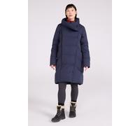 Mountain Warehouse Womens Cosy Wrap Down Padded Jacket Water Resistant Warm Puffer Winter Coat Navy - Size 22 UK