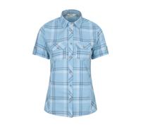 Mountain Warehouse Women's Cotton Holiday Shirt - Corn Blue - 6 UK - Corn Blue - 100% Cotton