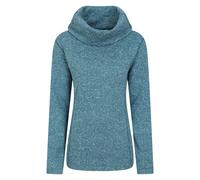 Mountain Warehouse Womens Cowl Neck Fleece Top - Teal - 10 UK - Teal - 100% Polyester