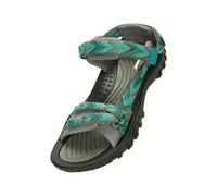Mountain Warehouse Womens Cyprus Chevron Sandals - Blue - Blue - 7 UK - 70% Mircofibre/20% Rubber/10% Neoprene