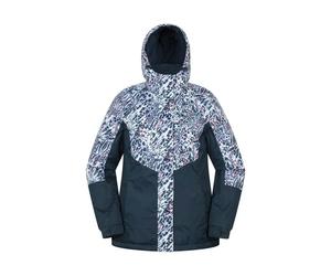 Mountain Warehouse Womens Dawn II Animal Print Ski Jacket - Lilac - 22 UK - Lilac - 100% Mixed