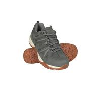 Mountain Warehouse Womens Direction II Suede Wide Walking Shoes - Khaki Green - 5 UK - Khaki Green - 40% Leather/30% Textile/30% Synthetic