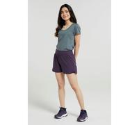 Mountain Warehouse Womens Double Layered Running Shorts - Dark Purple - Dark Purple - 22 UK - 91% Polyester/9% Elastane